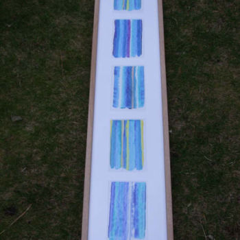 Картина под названием "Art Cards Neon" - Richard Mangold, Подлинное произведение искусства, Масло