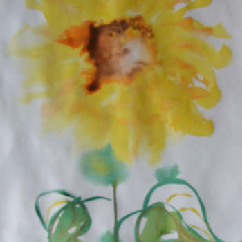 Pittura intitolato "Sunflower" da Richard Mangold, Opera d'arte originale, Olio