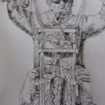 Рисунок под названием "Its a chopper Baby" - Richard Mangold, Подлинное произведение искусства, Другой