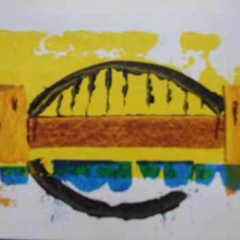 "Sydney Harbour Brid…" başlıklı Tablo Richard Mangold tarafından, Orijinal sanat, Petrol