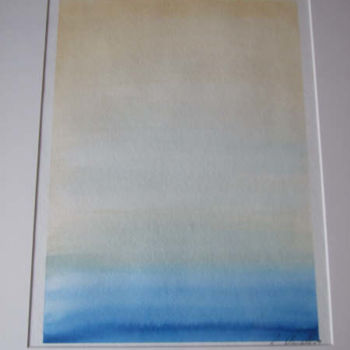 Peinture intitulée "Bluer" par Richard Mangold, Œuvre d'art originale, Huile