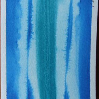 Peinture intitulée "Ocean Card" par Richard Mangold, Œuvre d'art originale, Huile