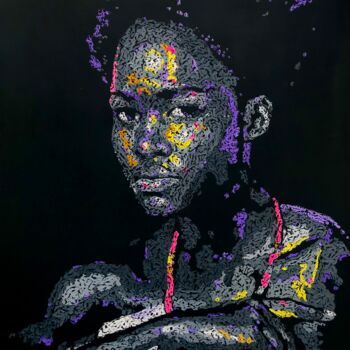Painting titled "Chain Breakers Seri…" by Richard Adusu, Original Artwork, Acrylic