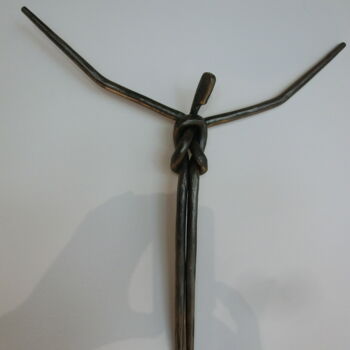 Sculpture intitulée "Kreuz 1" par Richard Blaas, Œuvre d'art originale, Métaux