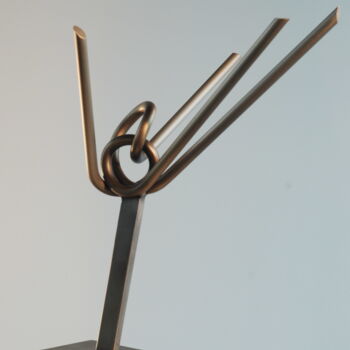 Sculptuur getiteld "Knoten" door Richard Blaas, Origineel Kunstwerk, Metalen