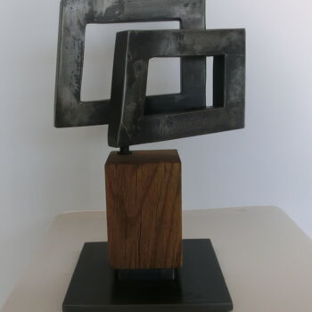 Скульптура под названием "Du und Ich" - Richard Blaas, Подлинное произведение искусства, Металлы
