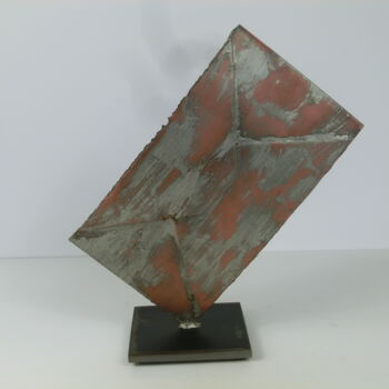 Escultura titulada ""Der Brief"" por Richard Blaas, Obra de arte original, Metales