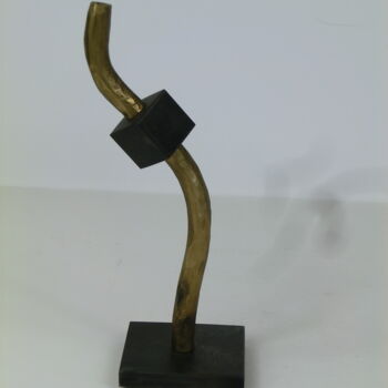 Sculpture titled "ohne Titel" by Richard Blaas, Original Artwork, Metals