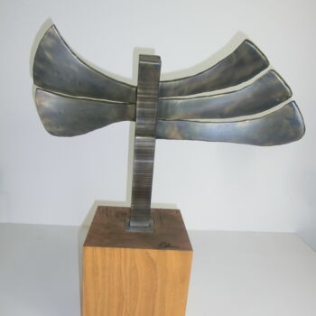 Sculptuur getiteld "Phönix" door Richard Blaas, Origineel Kunstwerk, Metalen