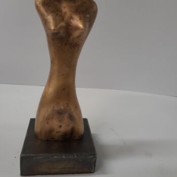 Skulptur mit dem Titel "Fräulein" von Richard Blaas, Original-Kunstwerk, Bronze