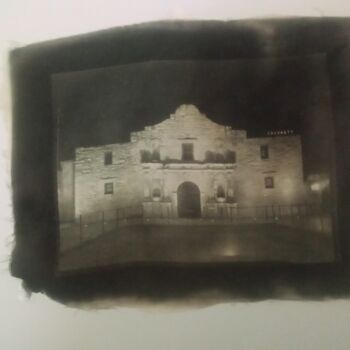 Fotografia intitulada "Alamo on Silk" por Richard Eugene Puckett, Obras de arte originais, Fotografia de filme