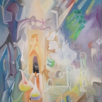 Peinture intitulée "L illumination des…" par Richard Fouchet, Œuvre d'art originale, Acrylique