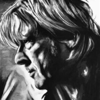 Drawing titled "Arno Hintjens(12)" by Richard Hanssens, Original Artwork, Charcoal