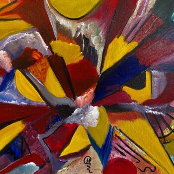 Pittura intitolato "Energy" da Richard Heiens, Opera d'arte originale, Acrilico