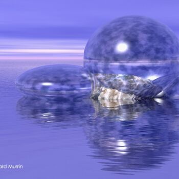 Digitale Kunst mit dem Titel "Marine Creature" von Richard Murrin, Original-Kunstwerk, Digitale Malerei