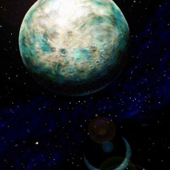 Painting titled "Pluto" by Richard Murrin, Original Artwork, Other