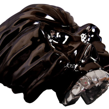 Sculpture intitulée "Skull" par Richard Orlinski, Œuvre d'art originale, Résine