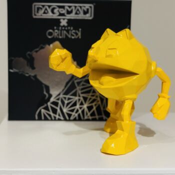 Художественная композиция под названием "Pac Man Yellow" - Richard Orlinski, Подлинное произведение искусства
