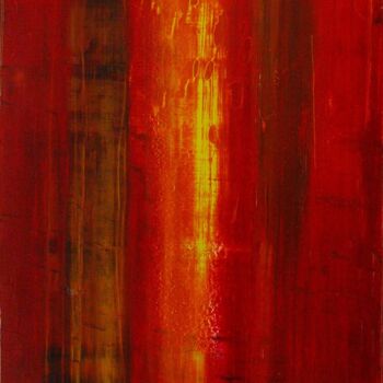 Pittura intitolato "Diffusion.jpg" da Richard Paquette, Opera d'arte originale, Olio Montato su Telaio per barella in legno