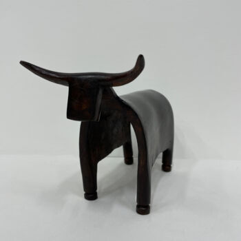 Rzeźba zatytułowany „Petit taureau brun” autorstwa Richard Pommier, Oryginalna praca, Brąz