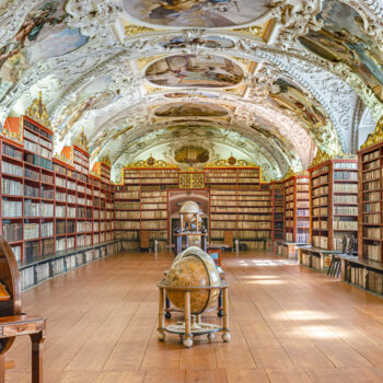 Photography titled "Strahov Library III…" by Richard Silver, Original Artwork, Digital Photography
