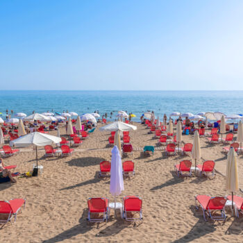 Фотография под названием "Kontogialos Beach W…" - Richard Silver, Подлинное произведение искусства, Цифровая фотография