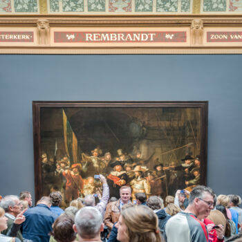 Fotografia intitolato "The Rijksmuseum in…" da Richard Silver, Opera d'arte originale, Fotografia digitale