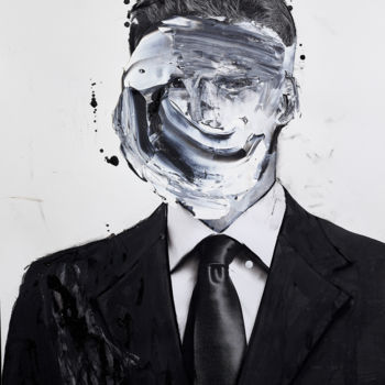 Peinture intitulée "workingman-02.jpg" par Richard Fremont, Œuvre d'art originale, Acrylique