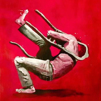 Pintura intitulada "Fighting #01.png" por Richard Fremont, Obras de arte originais, Outro