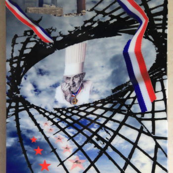 Painting titled "" Le Walk of Fame d…" by Richard Magan Ac, Original Artwork, Photo Montage