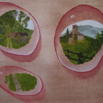 Peinture intitulée "One Abby in the mou…" par Richard Post, Œuvre d'art originale, Huile