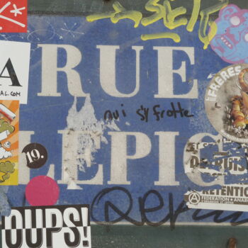 Photography titled "rue lepic" by Bruno Richer, Original Artwork, Digital Photography