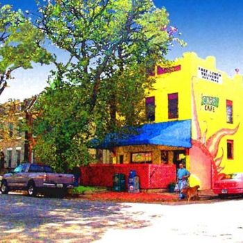 Photography titled "Cary Street Cafe" by Susan Lamson, Original Artwork