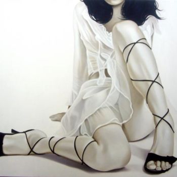 Painting titled "Valentina" by Rigel Herrera, Original Artwork