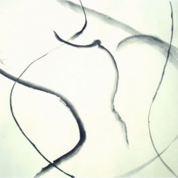 Malerei mit dem Titel "SANS TITRE 195 * TI…" von Rikka Ayasaki, Original-Kunstwerk, Öl