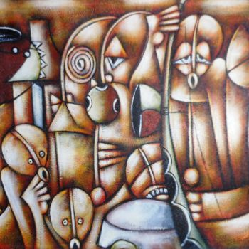 Pintura titulada "ritorno-del-figlio" por Malè, Obra de arte original, Oleo