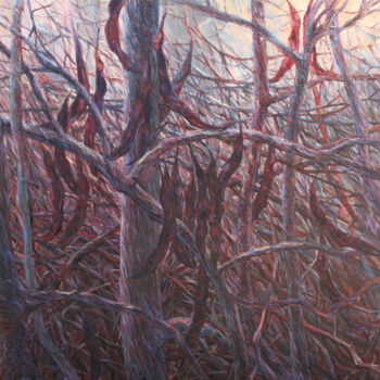 Pintura intitulada "Dark forest (gledit…" por Rima Azatyan, Obras de arte originais, Óleo