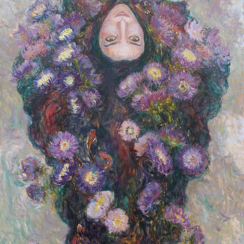 Painting titled "The Clarity, cocoon" by Rima Azatyan, Original Artwork, Oil