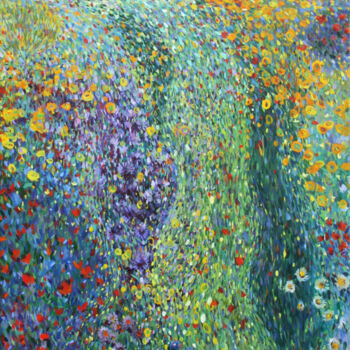 Картина под названием "The beautiful day 3" - Rima Azatyan, Подлинное произведение искусства, Масло
