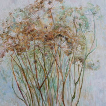 Pittura intitolato "Flowers of field (D…" da Rima Azatyan, Opera d'arte originale, Olio