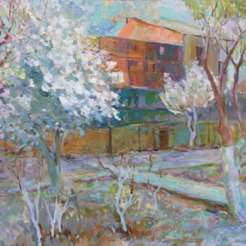 Painting titled "Spring(2012)" by Rima Azatyan, Original Artwork, Oil