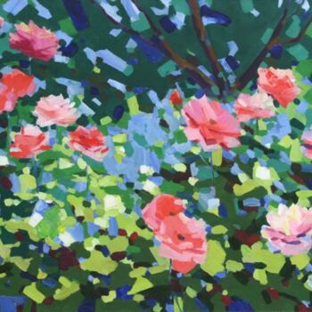 "Roses (2006)" başlıklı Tablo Rima Azatyan tarafından, Orijinal sanat, Petrol