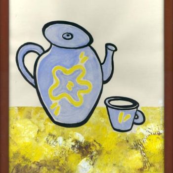 Tekening getiteld "Teapot" door Rimas, Origineel Kunstwerk