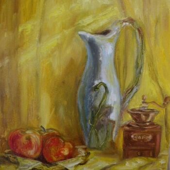 Pittura intitolato "Sun ray.oil paintin…" da Rimma Tagirova, Opera d'arte originale, Olio