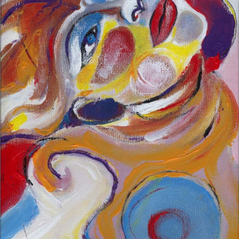 Painting titled "uгntitled-scanned-0…" by Ilina, Original Artwork, Oil