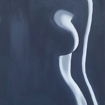 Malerei mit dem Titel "Silhouette" von Rina Vinch, Original-Kunstwerk, Öl