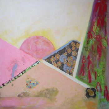 Peinture intitulée "mal-a-dit" par Rina Curiel, Œuvre d'art originale