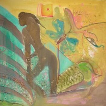 Painting titled "Anima" by Rina Curiel, Original Artwork