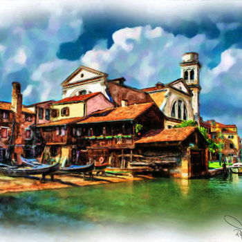 Digital Arts titled "A Hidden Place in V…" by Rinaldo Mendes, Original Artwork