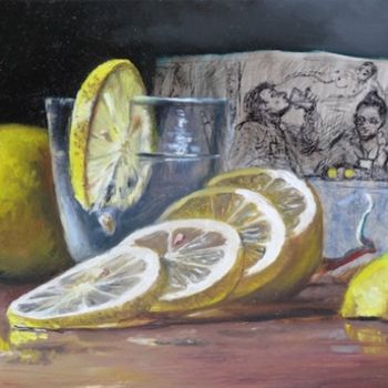 Painting titled "Limonade" by Rinat Animaev, Original Artwork